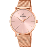Relógio Festina Boyfriend F20477/1 rosa com bracelete de aço, mulher
