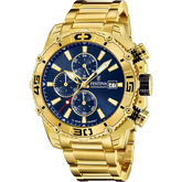 Relógio festina prestige f20492/2 azul com correia de aço, homem.