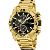 Relógio festina prestige f20492/4 preto com correia de aço, para homem.
