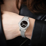 Relógio Festina Mademoiselle F20494/3 preto com bracelete de aço, mulher.
