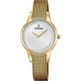 Relógio Festina Mademoiselle F20495/1 Prateado com Pulseira de Aço para Mulher