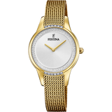 Relógio Festina Mademoiselle F20495/1 Prateado com Pulseira de Aço para Mulher