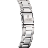 Relógio Festina Classics F20511/2 prateado com bracelete de aço para homem.