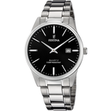 Relógio festina classics f20511/4 preto com correia de aço, para homem._PRODUCT