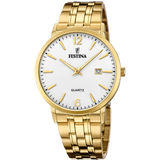 Relógio Festina Classics F20513/2 prateado com bracelete de aço, homem.