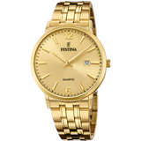 Relógio Festina Classics F20513/3 Champanhe Pulseira de Aço, Homem