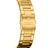 Relógio festina timeless chronograph f20541/1 prateado com correia de aço, para homem._PRODUCT_BACK