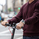 Relógio festina chrono bike 2021 f20543/3 verde com correia de aço, masculino