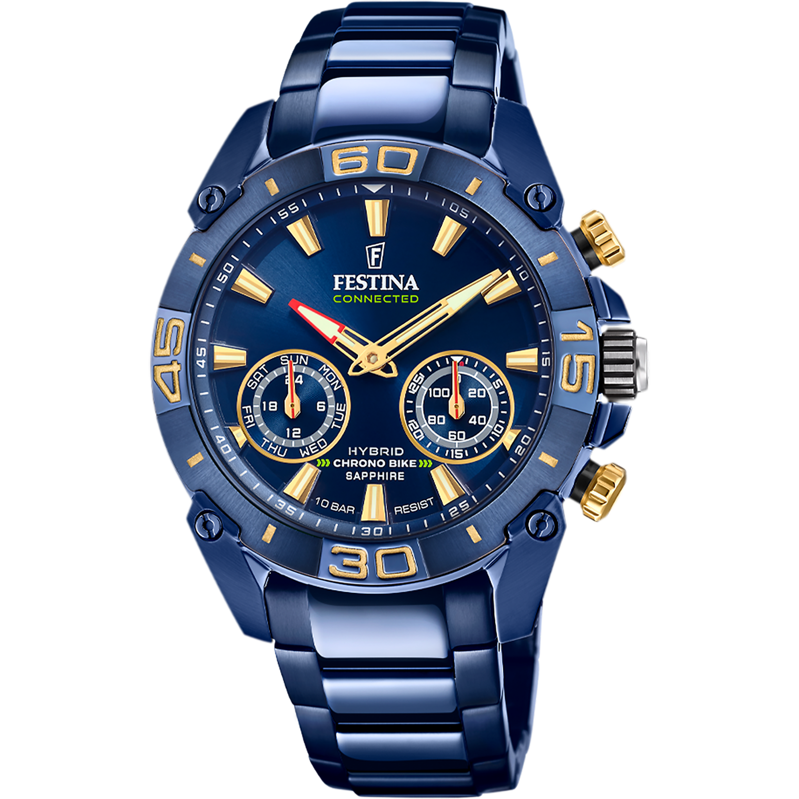 Relógio festina novidades f20547/2 azul pulsera de de aço inoxidável, homem_PRODUCT