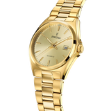 Relógio Festina Clássico de Aço F20555/3 Champanhe com Correia de Aço, Homem