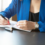 Relógio festina de aço clássico f20556/1 branco com correia de aço, para mulher.