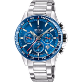 Relógio Festina F20560/3 Azul com Pulseira de Aço, Masculino