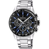 Relógio Festina F20560/5 Preto com Bracelete de Aço, para Homem.