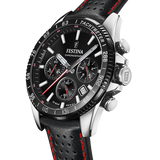 Relógio Festina F20561/4 Preto com Correia de Pele, Masculino