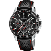 Relógio Festina F20561/4 Preto com Correia de Pele, Masculino