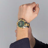 Relógio Festina F20562/3 Verde com Correia de Aço, Homem.
