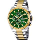 Relógio Festina F20562/3 Verde com Correia de Aço, Homem.