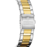 Relógio Festina F20562/4 preto com bracelete de aço, para homem.