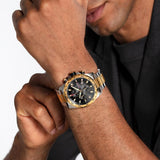 Relógio Festina F20562/4 preto com bracelete de aço, para homem.