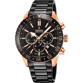 Relógio Festina F20578/1 Preto com Bracelete de Aço, para Homem.