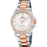 Relógio festina f20595/1 prateado feminino