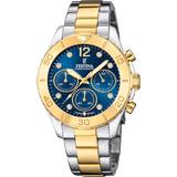 Relógio festina f20604/3 azul com correia de aço, mulher_PRODUCT