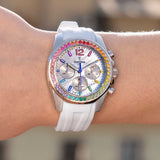 Relógio festina rainbow f20610/2 de aço, mulher_LIFESTYLE