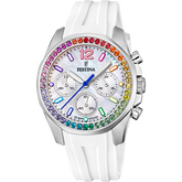 Relógio Festina Rainbow F20610/2 de Aço, Mulher