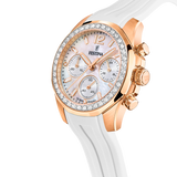 Relógio festina rainbow f20611/1 de aço prateado, feminino_ARTISTIC