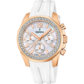 Relógio festina rainbow f20611/1 de aço prateado, feminino_PRODUCT