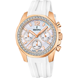 Relógio festina rainbow f20611/1 de aço prateado, feminino_PRODUCT