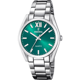 Relógio Festina F20622/C Coleção Alegria, Verde com Correia de Aço, Mulher.