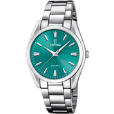 Relógio festina f20622/q verde pulsera de de aço inoxidável, mulher_PRODUCT
