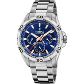 Relógio Festina F20623/2 Azul Pulseira de Aço Inoxidável 316L, Homem