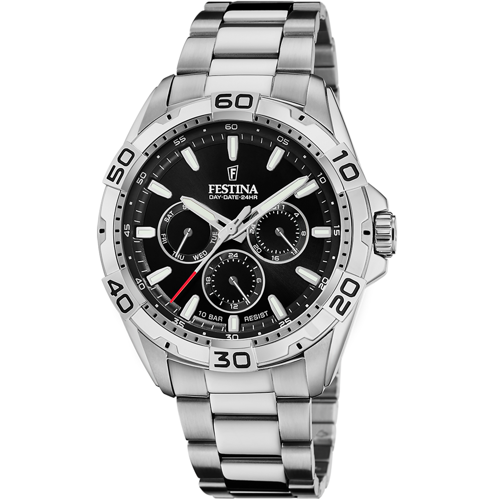 Relógio festina f20623/5 preto pulsera de de aço inoxidável, homem_PRODUCT
