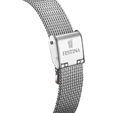 Relógio festina f20627/1 com correia de aço inoxidável, feminino_PRODUCT_BACK