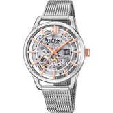 Relógio festina f20627/1 com correia de aço inoxidável 316l, feminino_PRODUCT