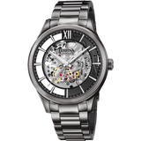 Relógio festina f20632/1 preto com correia de aço inoxidável 316l, para homem.