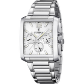 Relógio Festina F20635/1 prateado cinza com bracelete de aço inoxidável 316L, para homem
