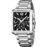 Relógio festina f20635/4 preto com correia de aço inoxidável, para homem._PRODUCT