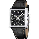 Relógio festina f20636/4 preto com correia de couro, para homem._PRODUCT