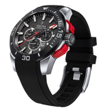 Relógio Festina Chrono Bike F20642/4 Preto com Bracelete de Borracha, Masculino