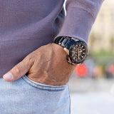 Relógio festina edições especiais f20645/1 preto bracelete de aço inoxidável 316L, homem.