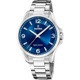 Festina F20656/2 Azul Aço Inoxidável 316L, Homem