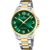 Festina Energia Solar F20657/3 Verde Aço Inoxidável 316L, Homem