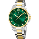 Festina Energia Solar F20657/3 Verde Aço Inoxidável 316L, Homem