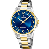 Festina Energia Solar F20657/4 Azul Aço Inoxidável 316L, Homem