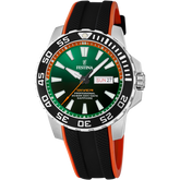 Relógio Festina F20662/2 Verde Pulseira de Borracha, Homem