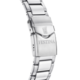Relógio Festina F20665/6 azul pulseira de aço inoxidável 316L, homem