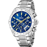 Relógio festina timeless chronograph f20668/2 azul pulsera de de aço inoxidável, homem_PRODUCT
